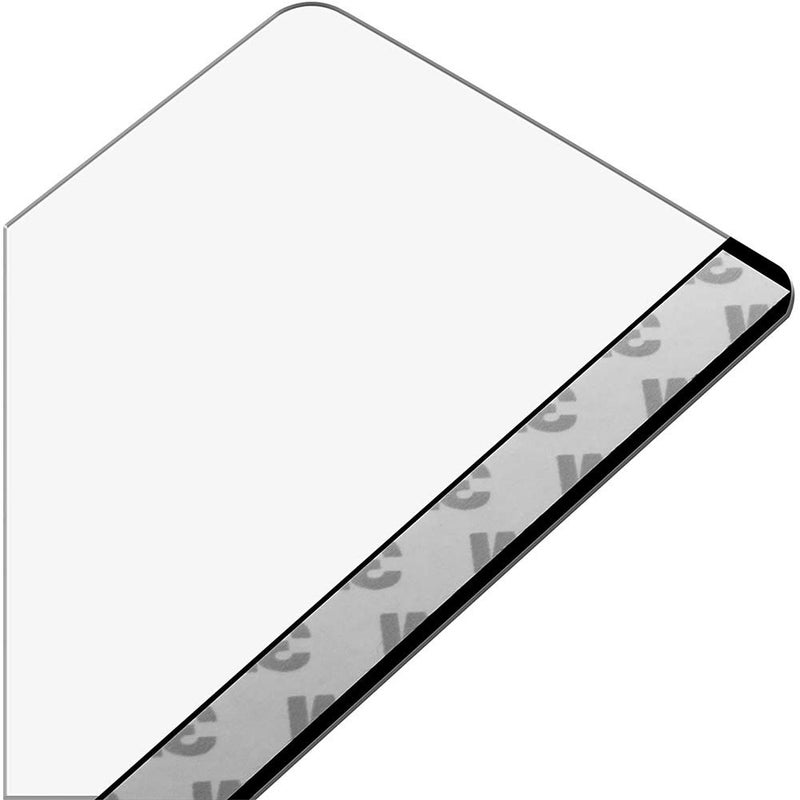 BLUECELL Clear Color Acrylic Computer Monitor Screen Memo Message Board Memo Pad Holder Sticky Notes, Right & Left - Image 3